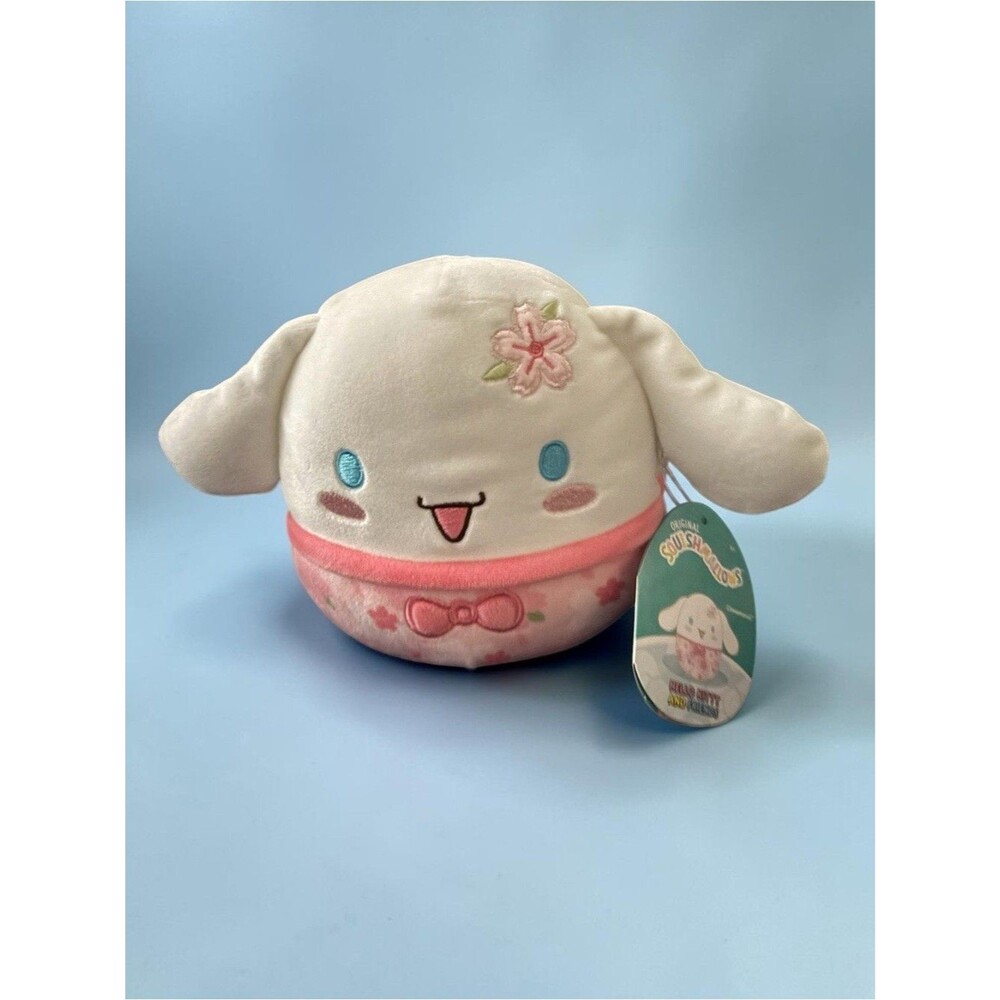 Squishmallows Cinnamoroll Sanrio Pink Floral Sakura Plush 8 Inch NWT